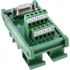 InLine 92501K laido jungtis Terminal blokas / D-Sub 9 žalia