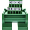 InLine 92501L laido jungtis Gnybtų blokas / D-Sub 9 Žalia