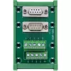 InLine 92501M laido jungtis Gnybtų blokas / D-Sub 9 Žalia