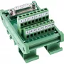 InLine 92502C laido jungtis Gnybtų blokas / D-Sub 15 Žalia
