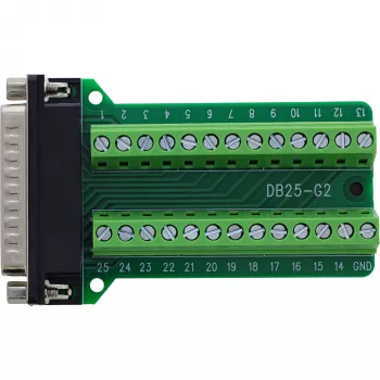 InLine 92502F laido jungtis Gnybtų blokelis / D-Sub 25 Žalias