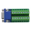 InLine 92503A laido jungtis Gnybtų blokas, VGA (HD15) Mėlyna, Žalia
