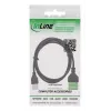 InLine 92504G laido jungtis USB-A / gnybtų blokas, 5 kontaktų Juoda, žalia