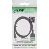 InLine 92504I laido jungtis USB-B / gnybtų blokas, 5 kontaktų Juoda, Žalia