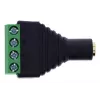 InLine 92504K laido jungtis 3,5 mm 4 kontaktų lizdas TRRS / gnybtų blokas 4 gnybtai Juoda, Žalia