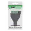 InLine 92504K laido jungtis 3,5 mm 4 kontaktų lizdas TRRS / gnybtų blokas 4 gnybtai Juoda, Žalia