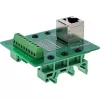 “InLine 92505A” laido jungtis RJ45 8P8C / gnybtų blokas 9 gnybtai Žalia