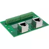 InLine 92505D laido jungtis 2x RJ45 8P8C / 2x gnybtų blokas 9 gnybtai Žalia