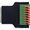 InLine 92505E vielos jungtis RJ45 8P8C / Gnybtų blokas, 8 kontaktų, juoda