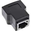 InLine 92505E vielos jungtis RJ45 8P8C / Gnybtų blokas, 8 kontaktų, juoda