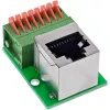 InLine 92505G laido jungtis RJ45 Cat.5e 8P8C / gnybtų blokas, 8 kontaktų, žalia