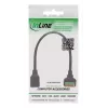 “InLine 92505H” laido jungtis RJ45 Cat.5e 8P8C / gnybtų blokas, 8 kontaktų, juoda