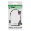 InLine 92505I vielos jungtis RJ45 Cat.5e 8P8C / gnybtų blokas, 8 kontaktų Juoda
