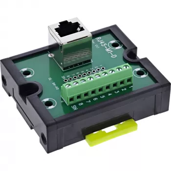 InLine 92505J laido jungtis RJ45 8P8C / gnybtų blokas, 9 kontaktų Juoda, Žalia