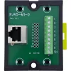 InLine 92505J laido jungtis RJ45 8P8C / gnybtų blokas, 9 kontaktų Juoda, Žalia