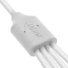InLine 35142W USB laidas USB 2.0 2 m USB A 4 x USB-C Balta