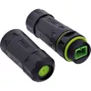 Lyties keitiklio adapteris InLine 69927D — RJ45 linijinė tinklo jungties adapteris