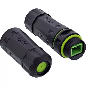 Lyties keitiklio adapteris InLine 69927D — RJ45 linijinė tinklo jungties adapteris