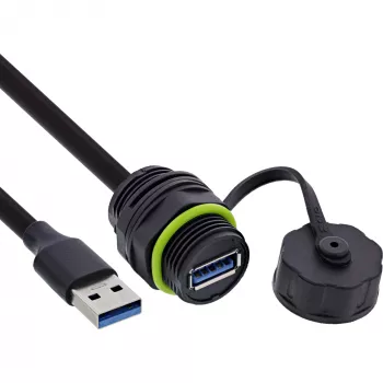 USB lyties keitiklio adapteris InLine 69927S — USB A moteriška į USB A moterišką