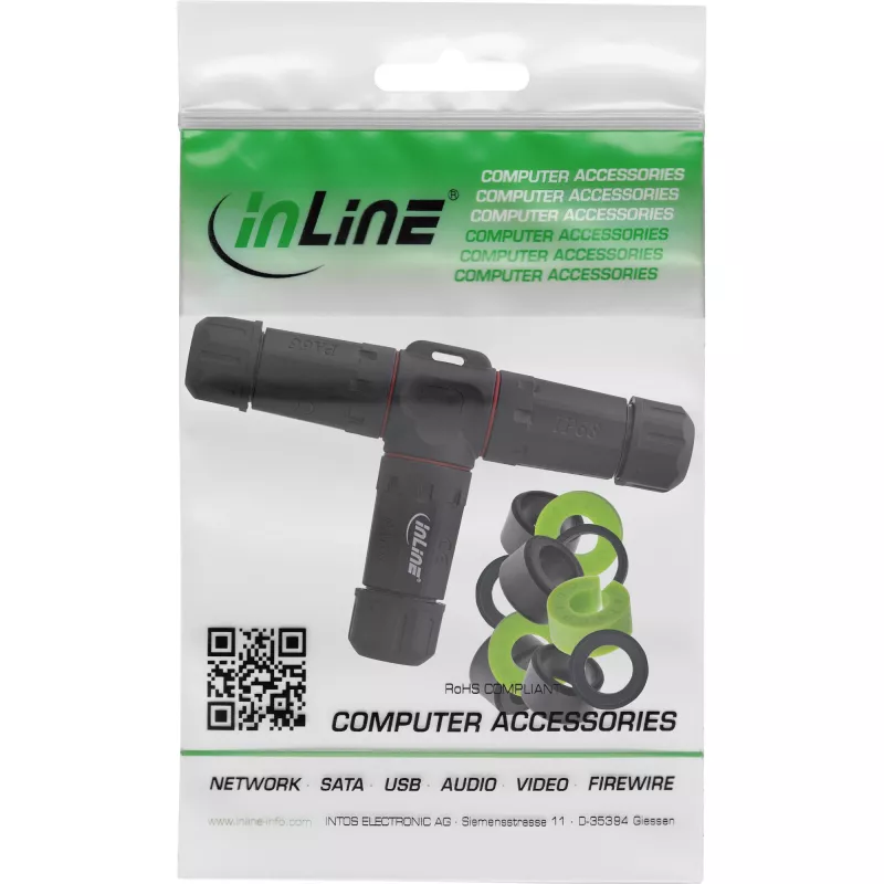 Maitinimo kištuko adapteris InLine 69927U — universalus tinklo adapteris tarptautiniams lizdams