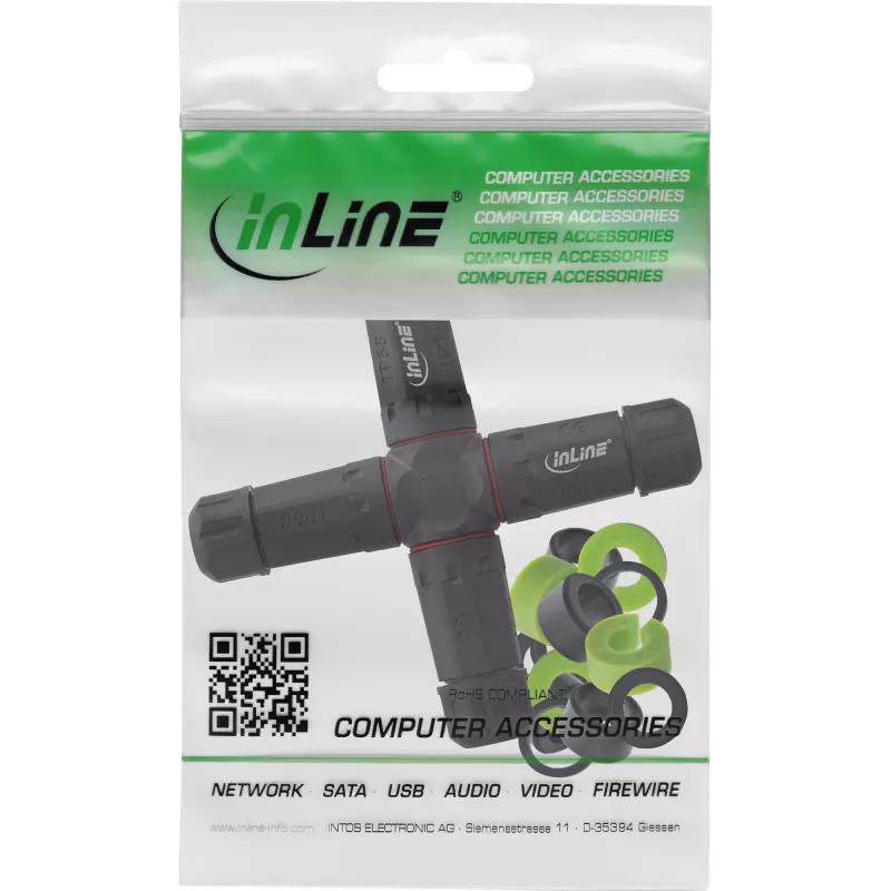 Maitinimo kištuko adapteris InLine 69927V — tinklo adapteris tarptautiniams lizdams