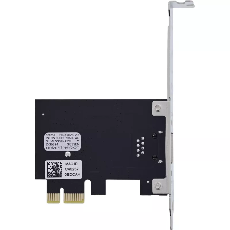 InLine 51125T tinklo plokštė Vidinis Ethernet 2500 Mbit/s