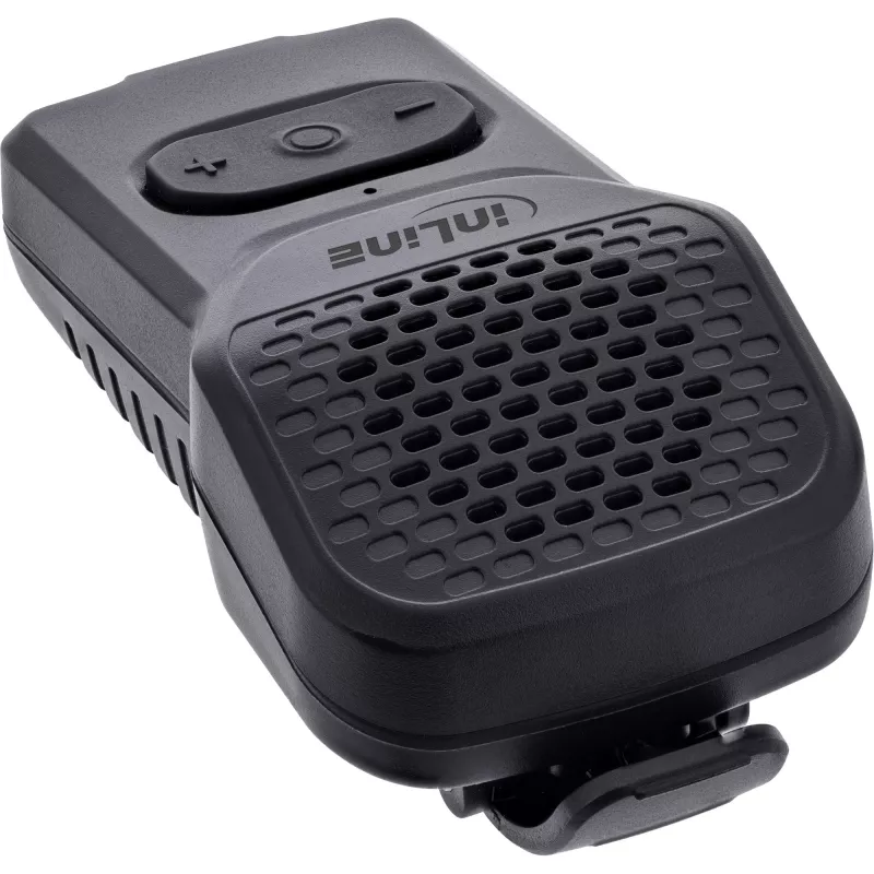 Mono nešiojama kolonėlė InLine 55383 — juoda, garsiakalbis 2,8 cm, Bluetooth 2,4 GHz (veikimo nuotolis 10 m)