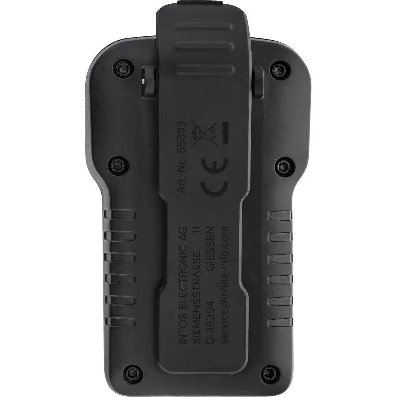 Mono nešiojama kolonėlė InLine 55383 — juoda, garsiakalbis 2,8 cm, Bluetooth 2,4 GHz (veikimo nuotolis 10 m)