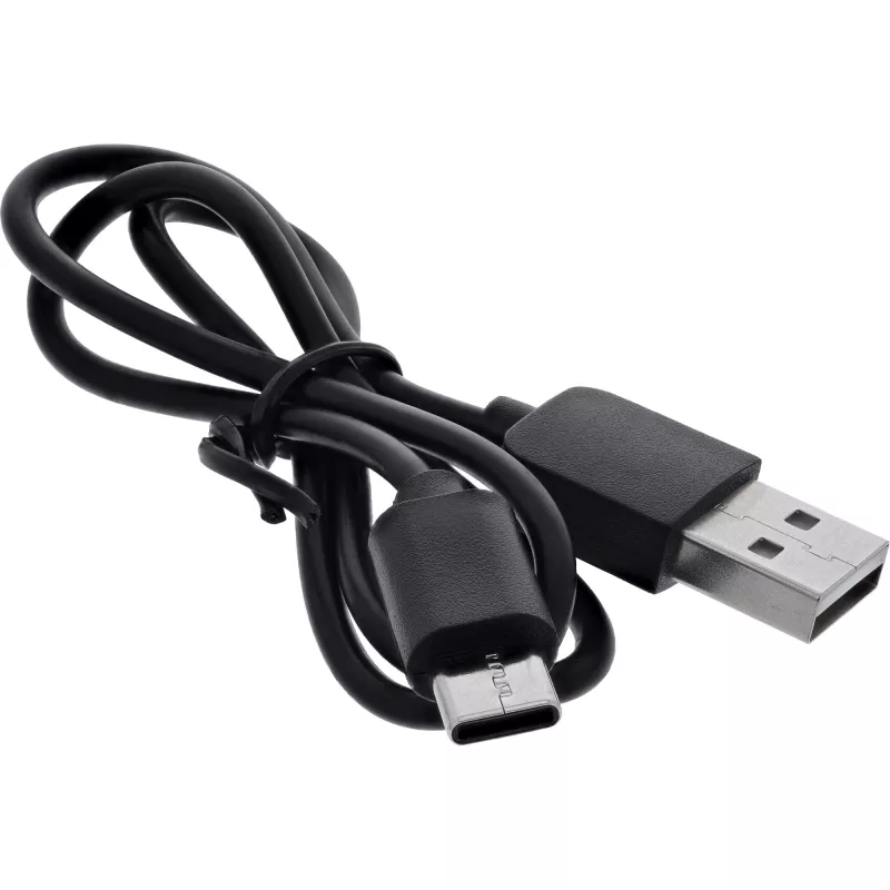 Mono nešiojama kolonėlė InLine 55383 — juoda, garsiakalbis 2,8 cm, Bluetooth 2,4 GHz (veikimo nuotolis 10 m)