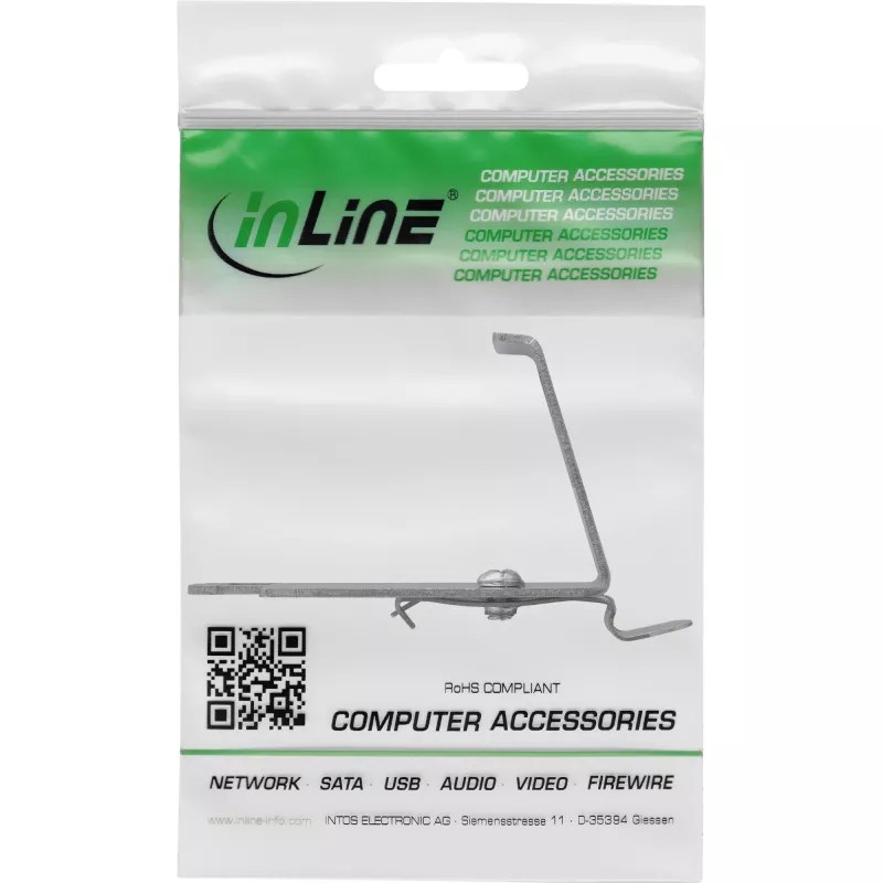 Keystone modulis InLine 76203M — tinklo priedas, ekranuotas RJ45 įdėklas