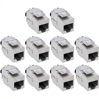 Keystone modulis InLine 76202V — matmenys 20×34×15 mm, kompaktiškas tinklo priedas
