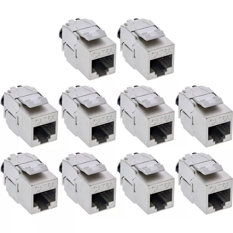 Keystone modulis InLine 76202V — matmenys 20×34×15 mm, kompaktiškas tinklo priedas