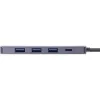 InLine 33271A sąsajos šakotuvas USB 3.2 Gen 1 (3.1 Gen 1) Type-C 5000 Mbit/s Pilka