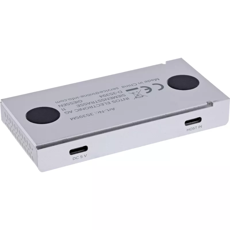 InLine 35395M sąsajos šakotuvas USB 3.2 Gen 2 (3.1 Gen 2) Type-C 10000 Mbit/s Sidabrinis