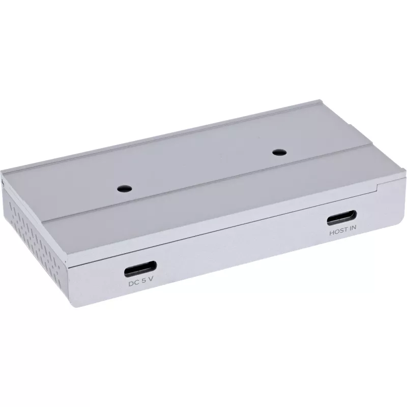 InLine 35395M sąsajos šakotuvas USB 3.2 Gen 2 (3.1 Gen 2) Type-C 10000 Mbit/s Sidabrinis
