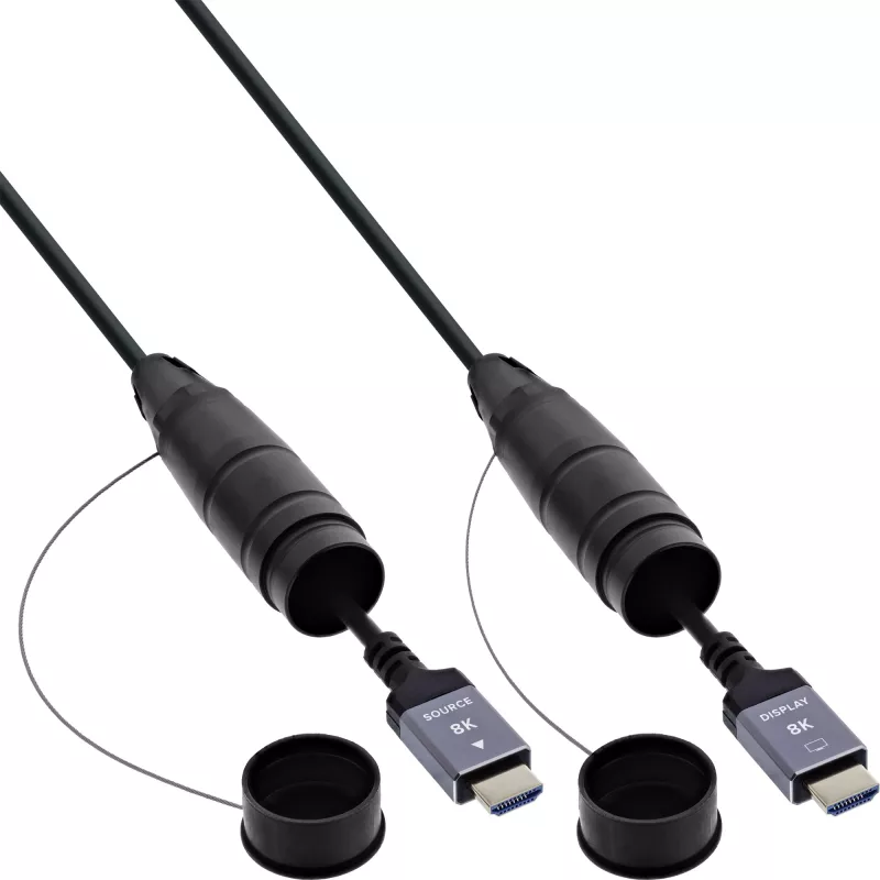 InLine 17990T HDMI kabelis 90 m HDMI A tipo (standartinis) juodas