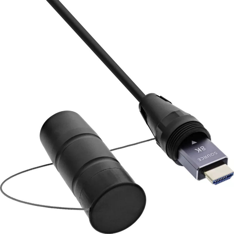 InLine 17990T HDMI kabelis 90 m HDMI A tipo (standartinis) juodas