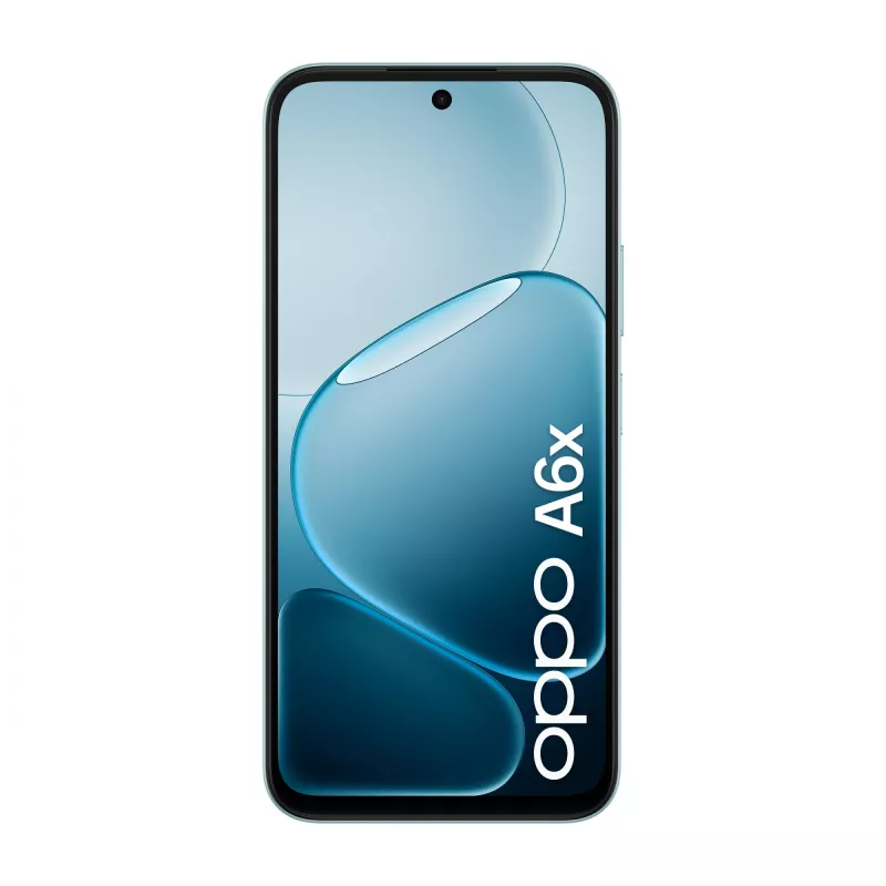OPPO A6x 17,1 cm (6,75 col.) Dual SIM Android 15 4G USB Type-C 4 GB 128 GB 6100 mAh mėlynas