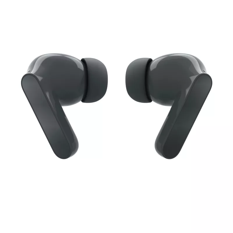 Ausinės MOTOROLA Moto Buds Bass TWS Bluetooth į ausis įdedamos skambučiams ir muzikai, juodos, 51 g