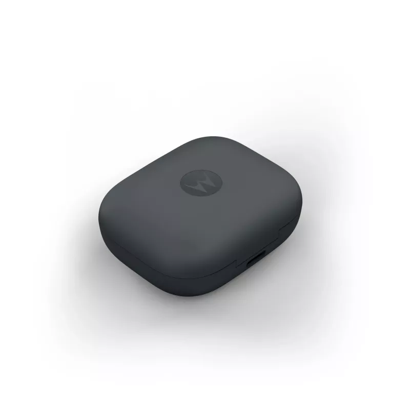 Ausinės MOTOROLA Moto Buds Bass TWS Bluetooth į ausis įdedamos skambučiams ir muzikai, juodos, 51 g