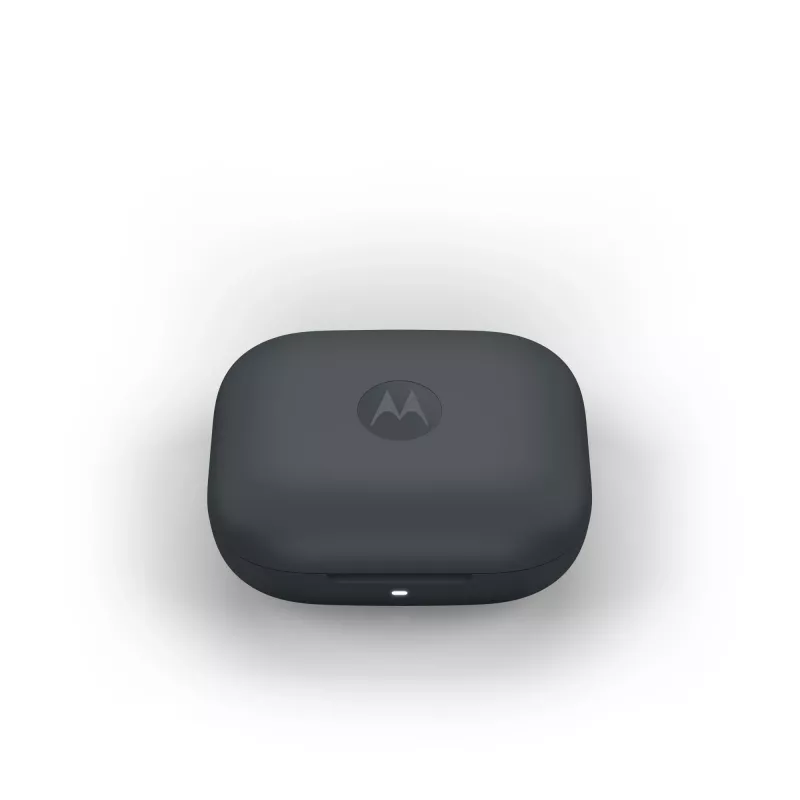 Ausinės MOTOROLA Moto Buds Bass TWS Bluetooth į ausis įdedamos skambučiams ir muzikai, juodos, 51 g