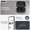 Ausinės MOTOROLA Moto Buds Bass TWS Bluetooth į ausis įdedamos skambučiams ir muzikai, juodos, 51 g