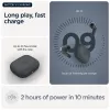 Ausinės MOTOROLA Moto Buds Bass TWS Bluetooth į ausis įdedamos skambučiams ir muzikai, juodos, 51 g