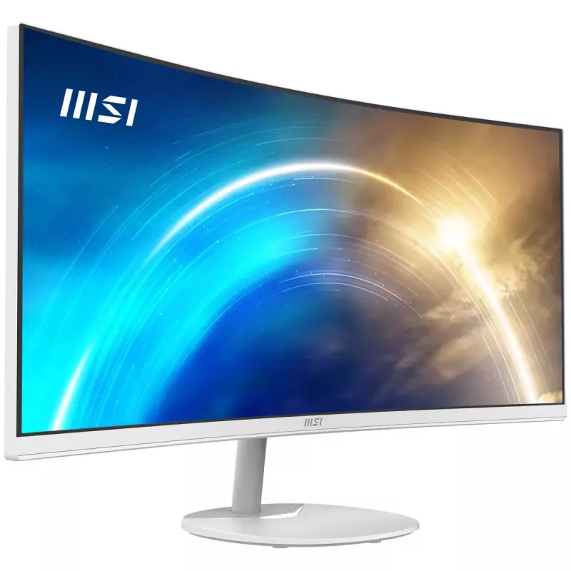 MSI Pro MP341CQ kompiuterio monitorius 86,4 cm (34 colių) 3440 x 1440 pikselių UltraWide Quad HD baltas