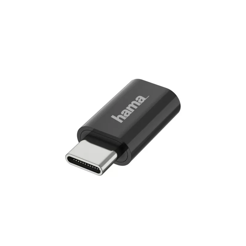 jungčių adapteris Hama 00200310 Micro USB į USB-C juoda