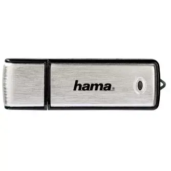 Hama Fancy 128GB USB 2.0 USB atmintinė USB Type-A juoda, sidabrinė