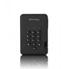 iStorage diskAshur2 256-bit 1TB USB 3.2 saugus šifruotas kietojo kūno diskas – juodas IS-DA2-256-SSD-1TB-B