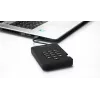 iStorage diskAshur2 256-bit 1TB USB 3.2 saugus šifruotas kietojo kūno diskas – juodas IS-DA2-256-SSD-1TB-B