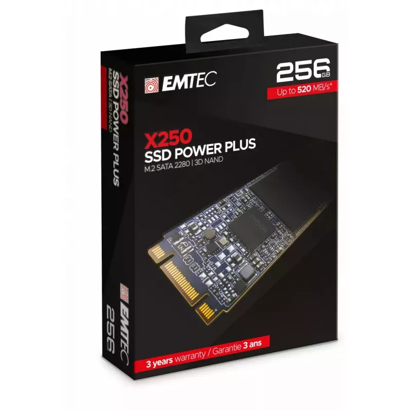 SSD diskas Emtec 256 GB M.2 Serial ATA III 3D NAND X250