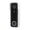 Vaizdo durų skambutis TRUST DOORCAM-3000, 3 MP, „Wi‑Fi“ 2,4 GHz, „MicroSD“ iki 256 GB, baterija/USB, juoda/baltas